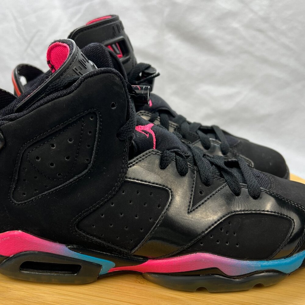 JORDAN 6 RETRO GS 'PINK FLASH 2012 Size 5.5Y Used 543390-050